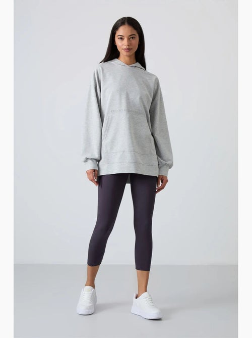 Sweatshirt com capuz oversized estampada tommy - Kiabi Sweatshirt com capuz oversized estampada tommy - Kiabi