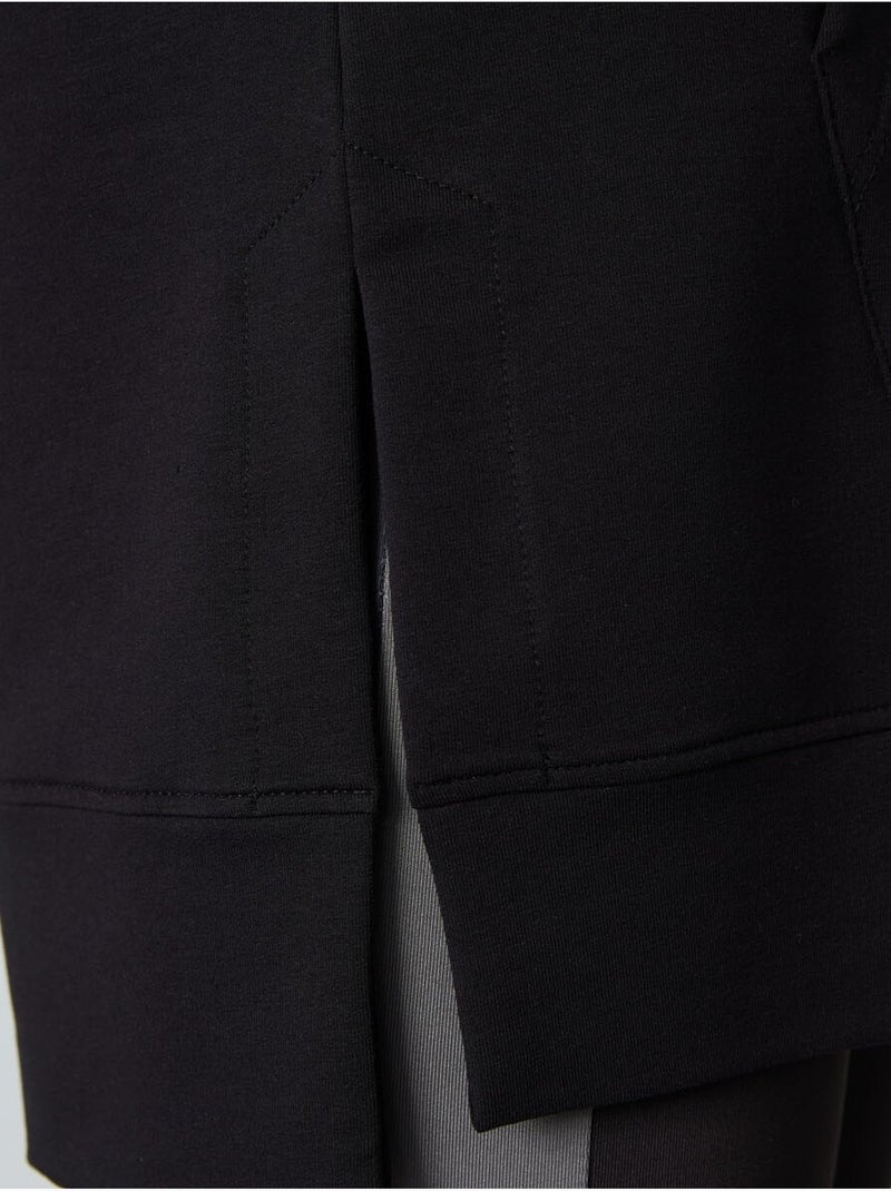 Sweatshirt com capuz oversized estampada tommy Preto - Kiabi