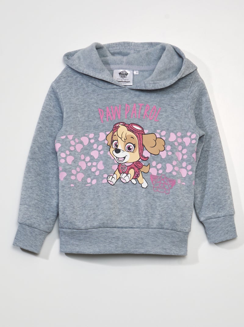 Sweatshirt com capuz 'Patrulha Pata' CINZA - Kiabi
