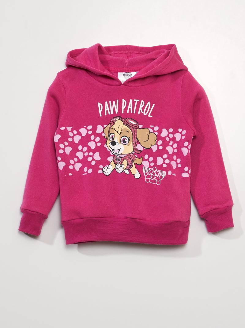 Sweatshirt com capuz 'Patrulha Pata' ROSA - Kiabi