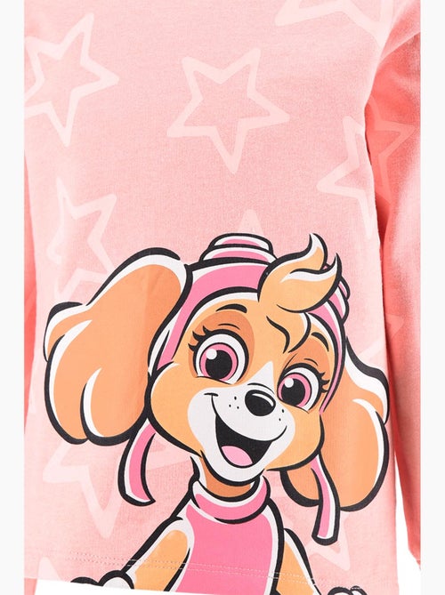 Sweatshirt com capuz paw patrol rosa menina | licença oficial - Kiabi