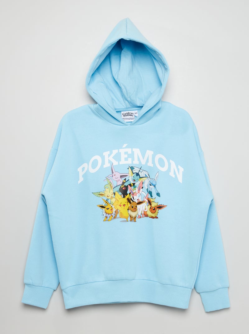 Sweatshirt com capuz 'Pokémon' oversize AZUL - Kiabi