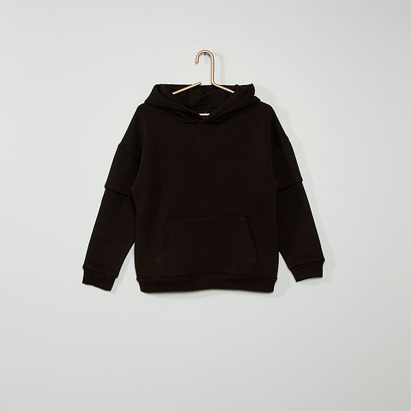 sweatshirt preta lisa