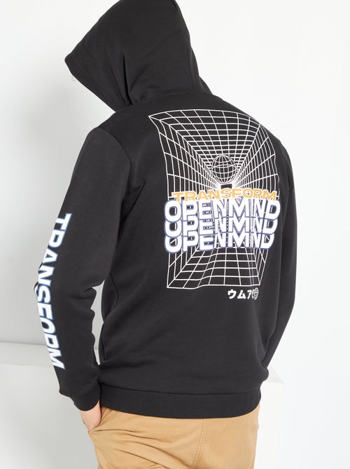 Sweatshirt com capuz - Kiabi