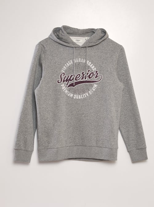 Sweatshirt com capuz 'Produkt' - Kiabi