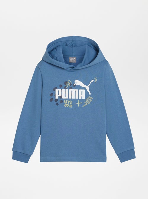 Sweatshirt com capuz 'Puma' com logótipo design - Kiabi