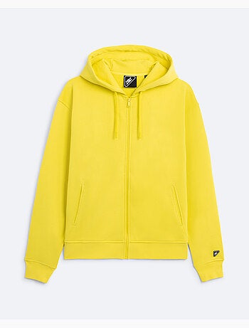 Sweatshirt com capuz relax amarelo