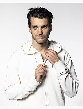 Sweatshirt com capuz relax cru