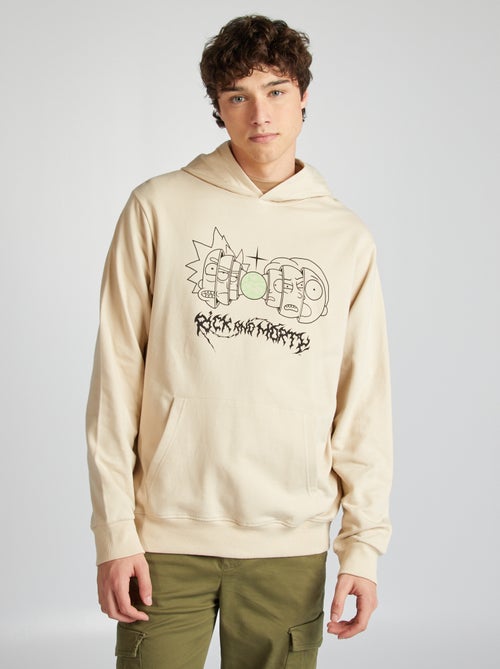 Sweatshirt com capuz 'Rick e Morty' - Kiabi