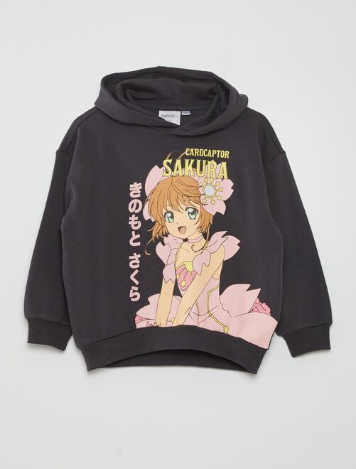 Sweatshirt com capuz 'Sakura' - Kiabi