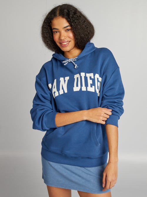 Sweatshirt com capuz 'San Diego' com bolso canguru - Kiabi