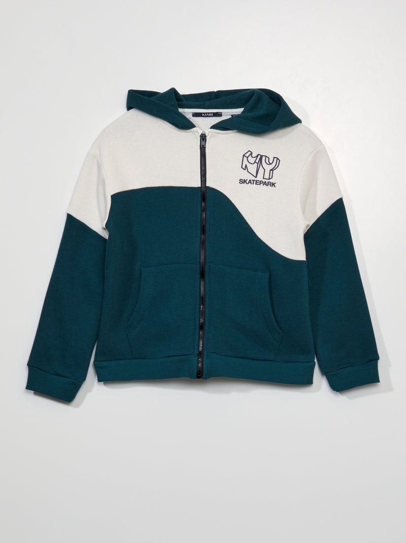 Sweatshirt com capuz 'skate park' BEGE - Kiabi