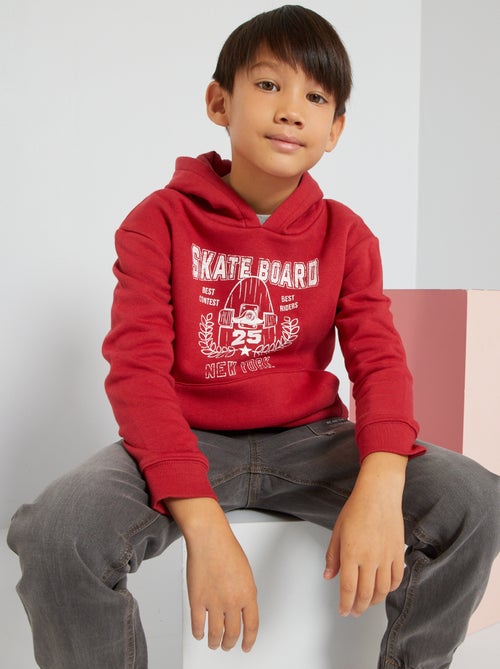 Sweatshirt com capuz 'Skateboard' - Kiabi