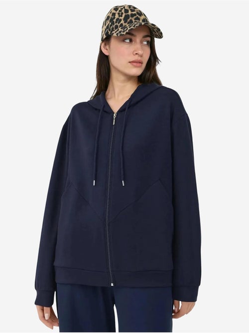 Sweatshirt com capuz soft-touch com fecho de correr integral hiccup - Kiabi Sweatshirt com capuz soft-touch com fecho de correr integral hiccup - Kiabi