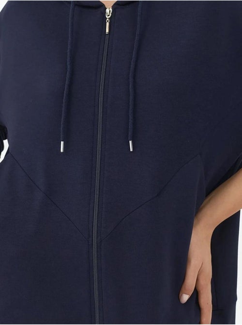 Sweatshirt com capuz soft-touch com fecho de correr integral hiccup - Kiabi Sweatshirt com capuz soft-touch com fecho de correr integral hiccup - Kiabi