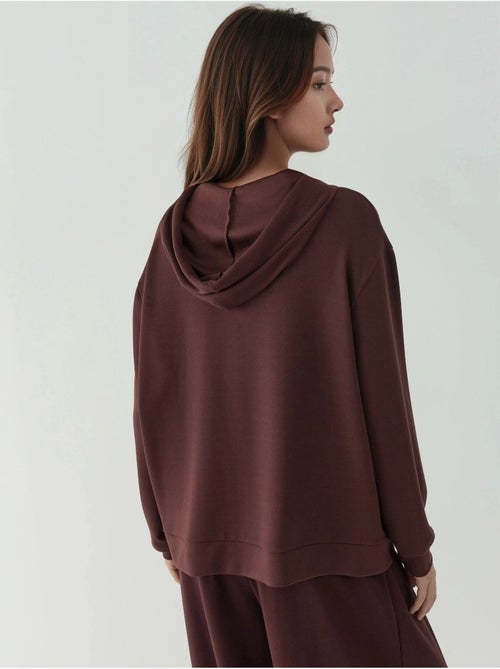Sweatshirt com capuz soft-touch com fecho de correr integral hiccup - Kiabi Sweatshirt com capuz soft-touch com fecho de correr integral hiccup - Kiabi