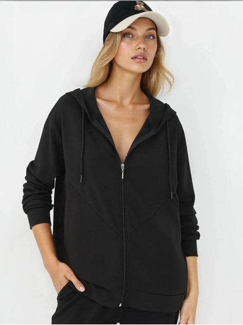 Sweatshirt com capuz soft-touch com fecho de correr integral hiccup - Kiabi Sweatshirt com capuz soft-touch com fecho de correr integral hiccup - Kiabi