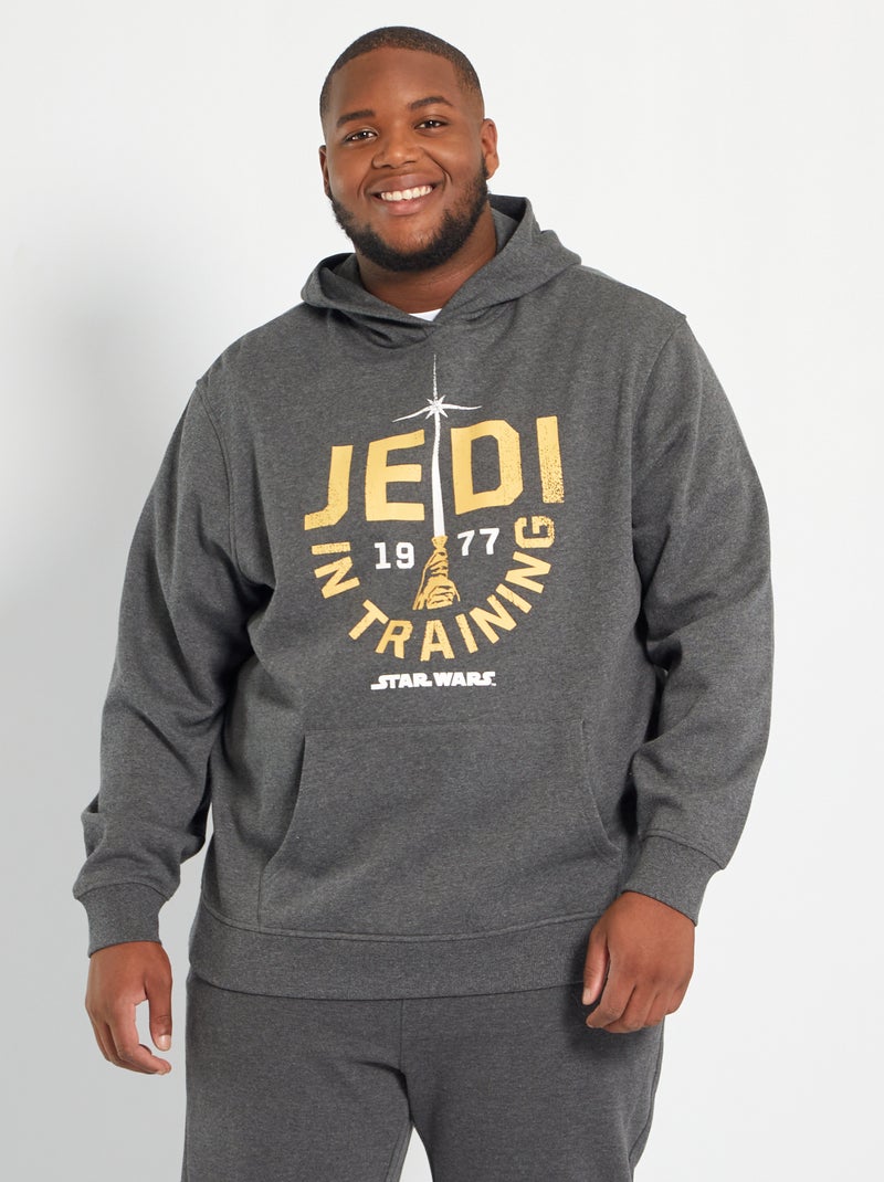 Sweatshirt com capuz 'Star Wars' CINZA - Kiabi
