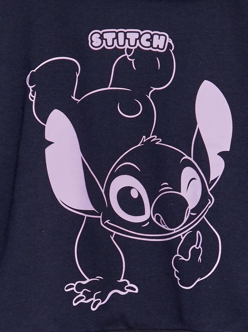 Sweatshirt com capuz 'Stitch' 'Disney' AZUL - Kiabi