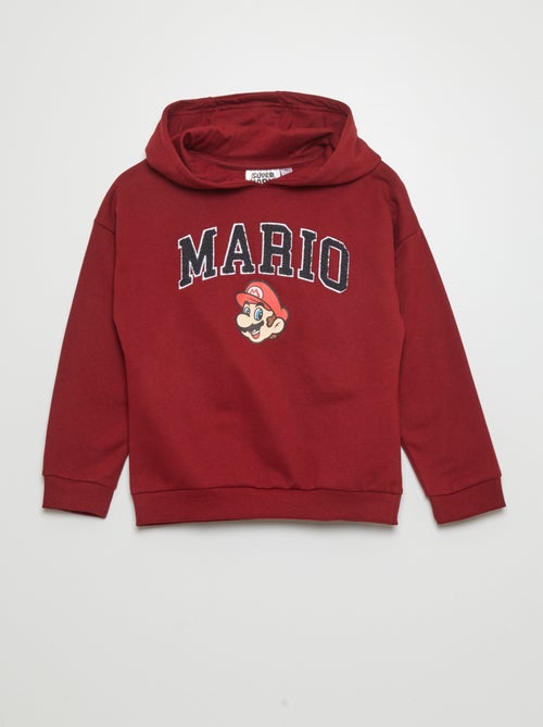 Sweatshirt com capuz 'Super Mário' - Kiabi