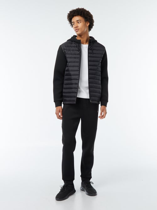 Sweatshirt com capuz tipo blusão de penas - Kiabi