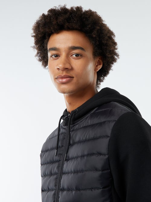 Sweatshirt com capuz tipo blusão de penas - Kiabi