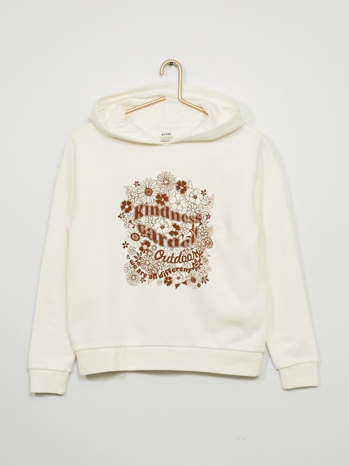 Sweatshirt com capuz tipo campus - Kiabi