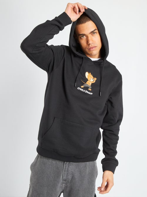 Sweatshirt com capuz 'Tom e Jerry' - Kiabi