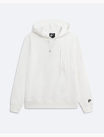 Sweatshirt com capuz tone cru