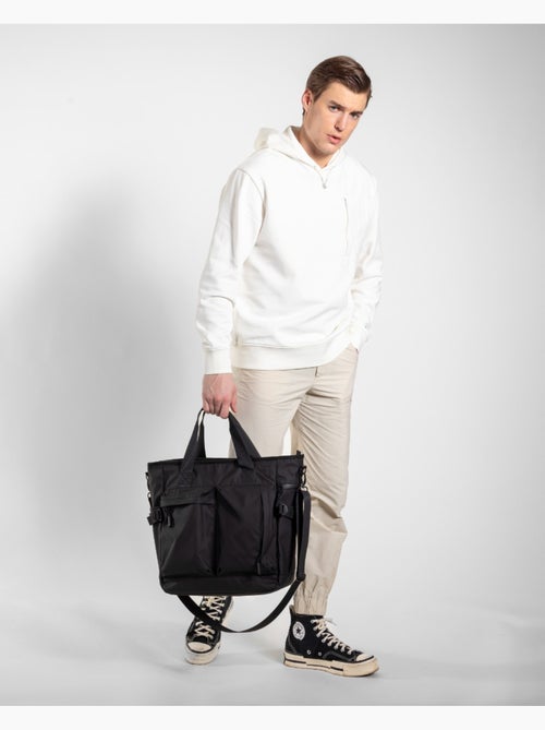 Sweatshirt com capuz tone cru - Kiabi