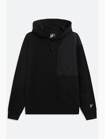 Sweatshirt com capuz tone preto