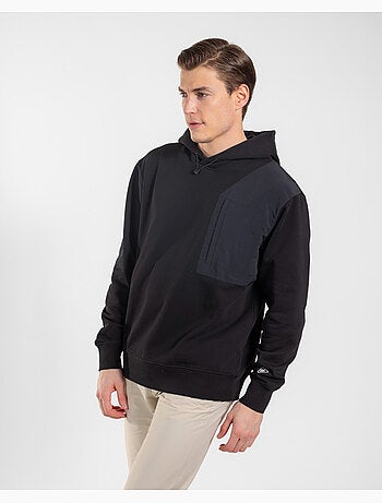 Sweatshirt com capuz tone preto