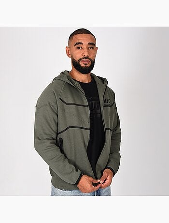Sweatshirt com capuz ufc cáqui homem desporto fitness lifestyle