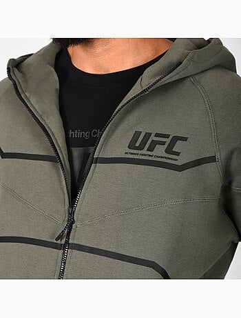 Sweatshirt com capuz ufc cáqui homem desporto fitness lifestyle