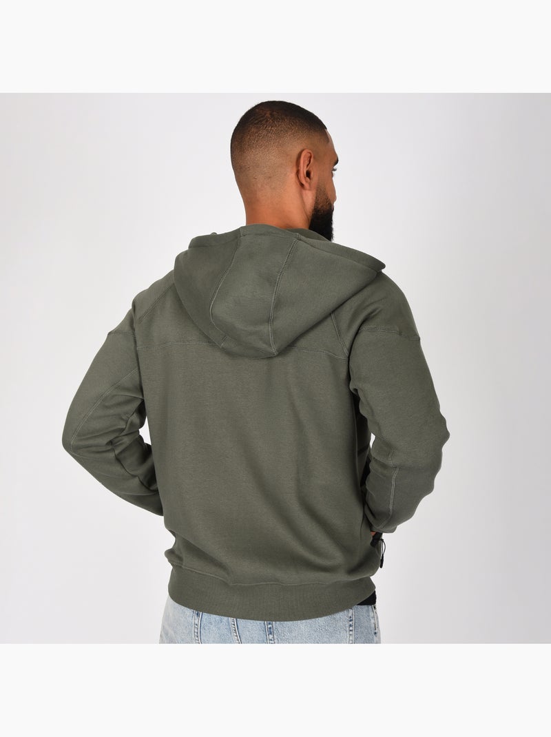 Sweatshirt com capuz ufc cáqui homem desporto fitness lifestyle Cáqui - Kiabi