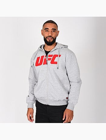 Sweatshirt com capuz ufc homem cinzento sweatshirt com capuz desporto lifestyle