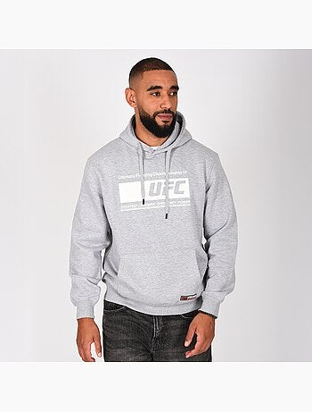 Sweatshirt com capuz ufc homem cinzento sweatshirt com capuz desporto lifestyle