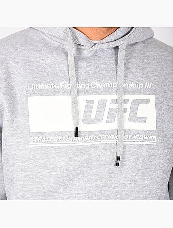 Sweatshirt com capuz ufc homem cinzento sweatshirt com capuz desporto lifestyle