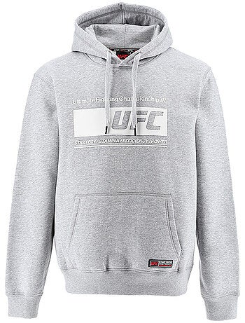 Sweatshirt com capuz ufc homem cinzento sweatshirt com capuz desporto lifestyle