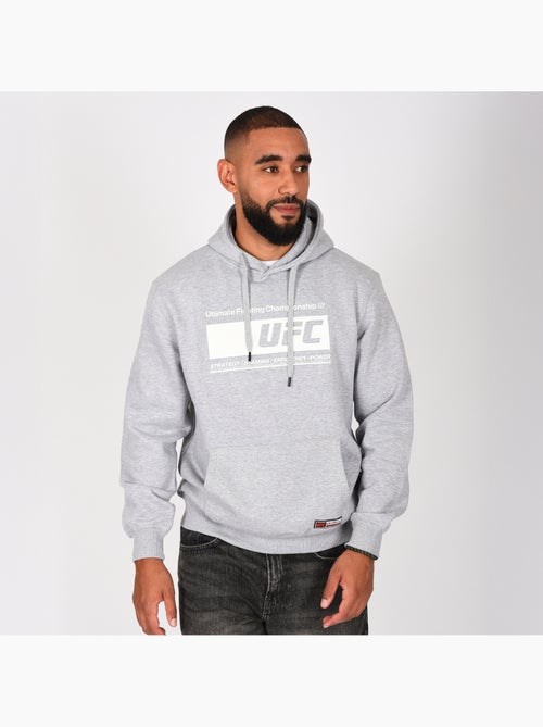 Sweatshirt com capuz ufc homem cinzento sweatshirt com capuz desporto lifestyle - Kiabi