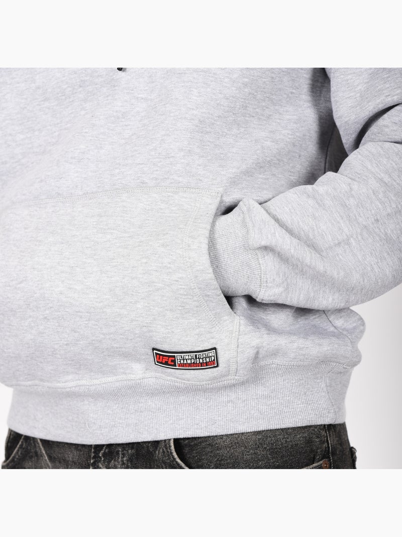 Sweatshirt com capuz ufc homem cinzento sweatshirt com capuz desporto lifestyle Cinza - Kiabi