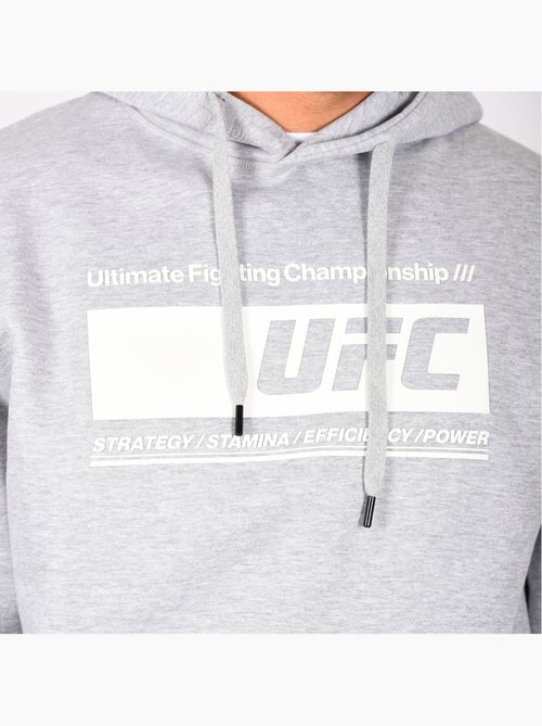 Sweatshirt com capuz ufc homem cinzento sweatshirt com capuz desporto lifestyle - Kiabi