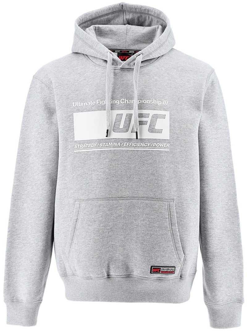 Sweatshirt com capuz ufc homem cinzento sweatshirt com capuz desporto lifestyle Cinza - Kiabi
