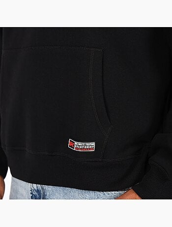 Sweatshirt com capuz ufc homem preto sweatshirt com capuz desporto lifestyle