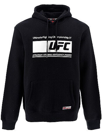 Sweatshirt com capuz ufc homem preto sweatshirt com capuz desporto lifestyle