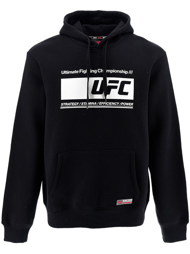 Sweatshirt com capuz ufc homem preto sweatshirt com capuz desporto lifestyle Preto - Kiabi