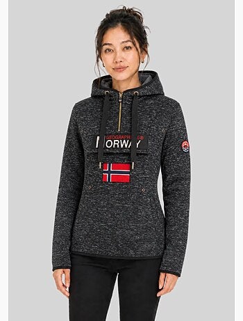 Sweatshirt com capuz upclassica – geographical norway
