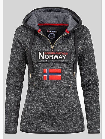 Sweatshirt com capuz upclassica – geographical norway