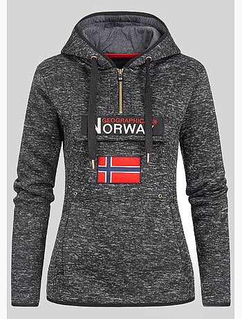 Sweatshirt com capuz upclassica – geographical norway
