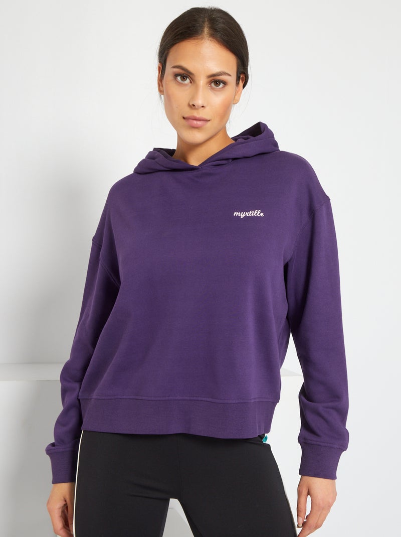 Sweatshirt com capuz VIOLETA - Kiabi